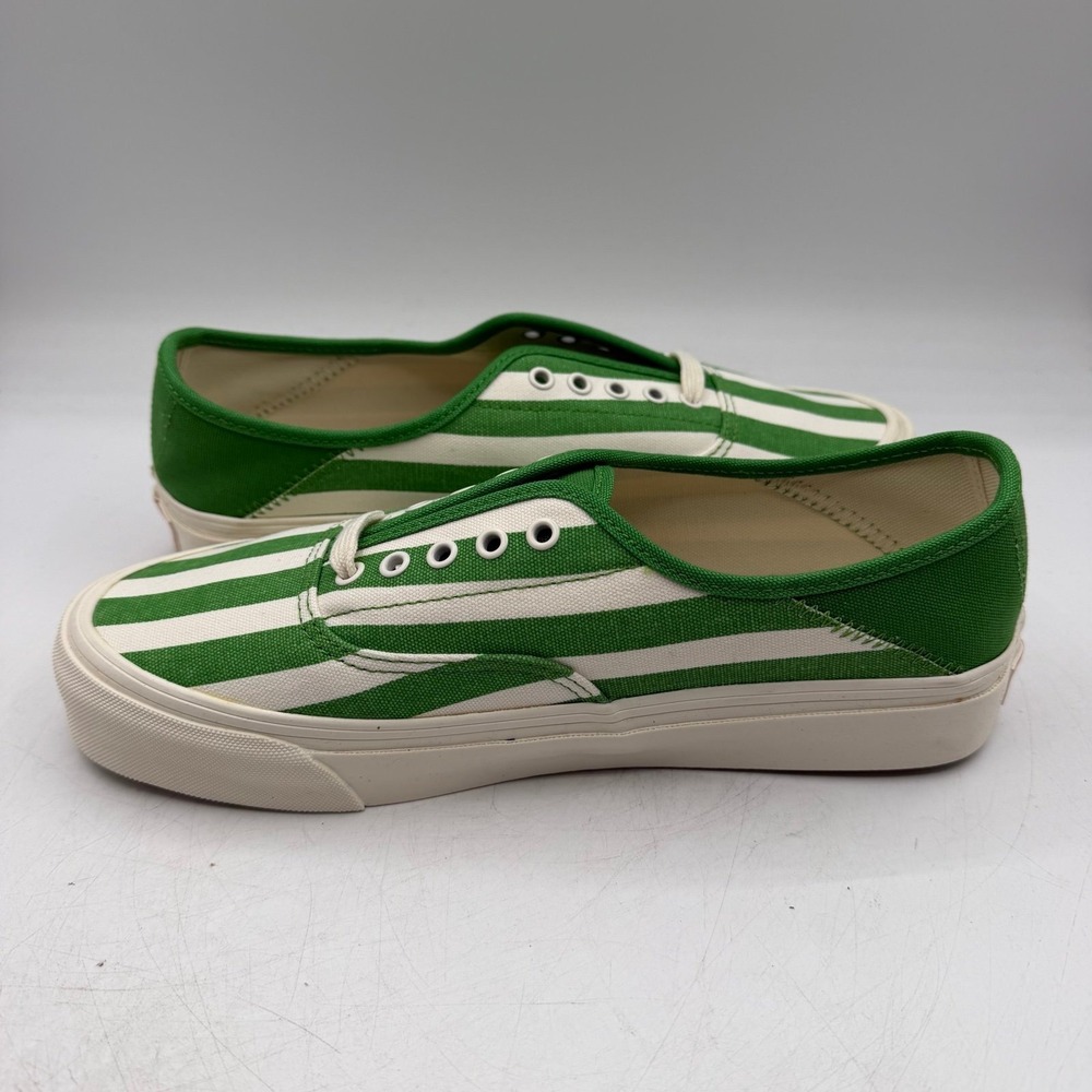 VANS OG Style 43 LX Low Shoes Men Sz 9 Lime Green Pinstripe Sneakers VN0A3DPBVQX - Picture 3 of 11